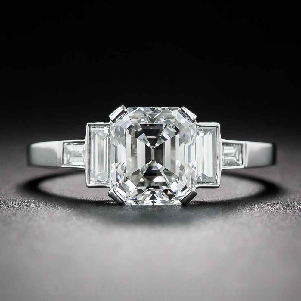 1.79 Carat Emerald-Cut Diamond Ring GIA G/VVS1