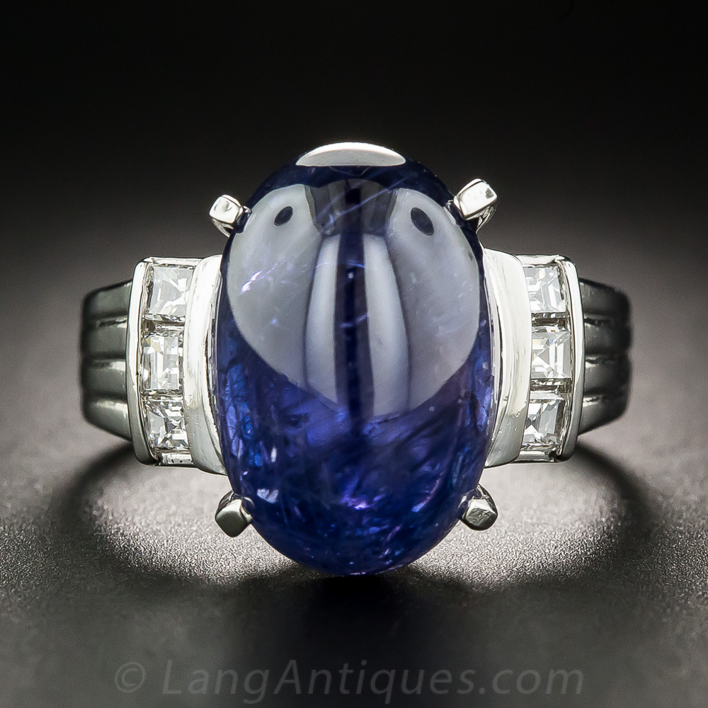 Cabochon Sapphire Ring