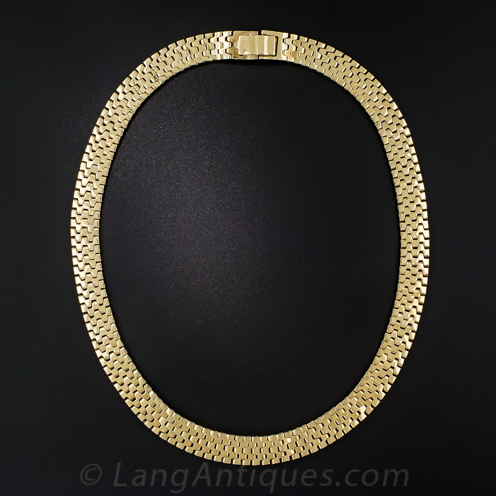 14K Solid Gold Unique Necklace – FERKOS FJ