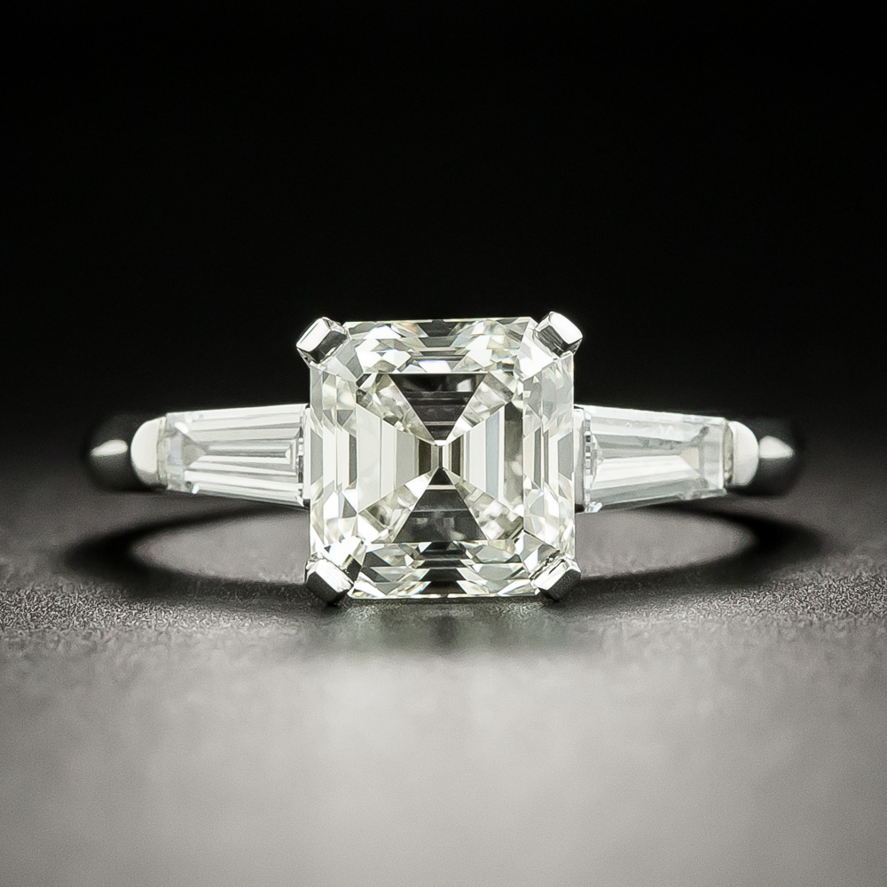 2.15 Carat Emerald Cut Diamond Ring - GIA L VVS2