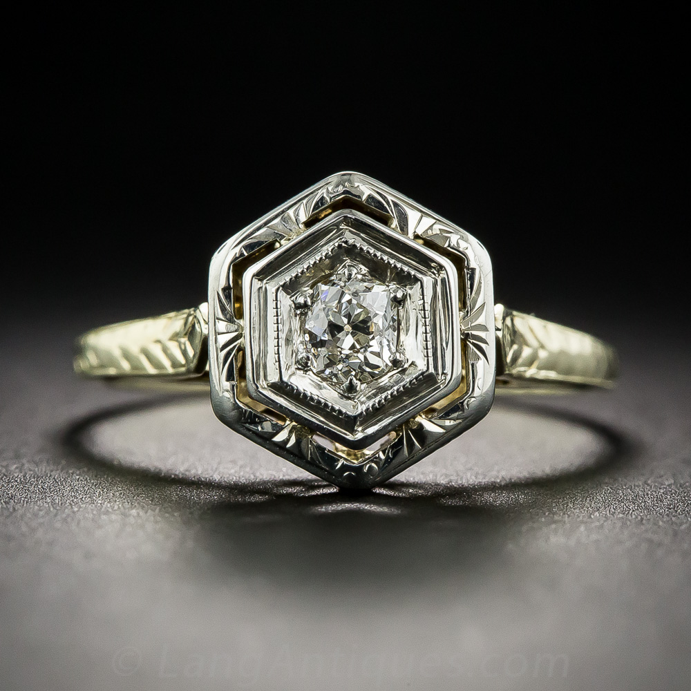 .20 Carat Diamond Art Deco Solitaire