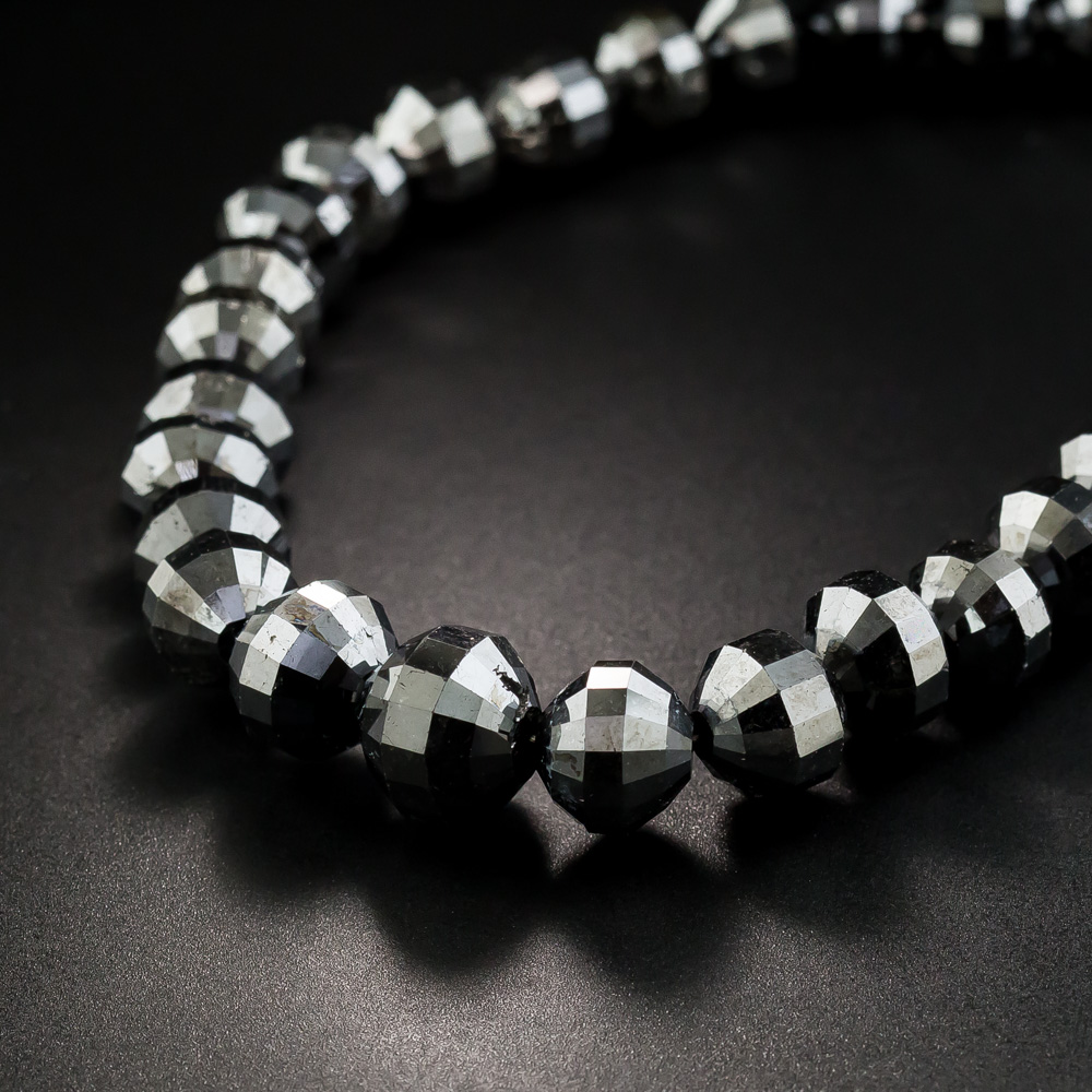 Faceted Black Diamond Bracelet - Shamballa Jewels - Perles - Mad Lords