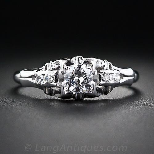 .25 Carat Diamond Art Deco Engagement Ring