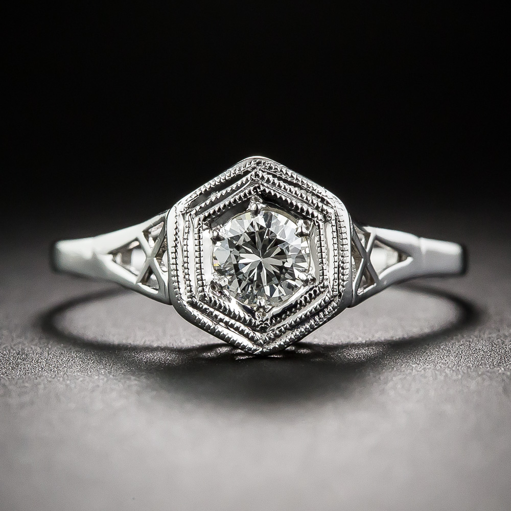 .30 Carat Art Deco Diamond Engagement Ring