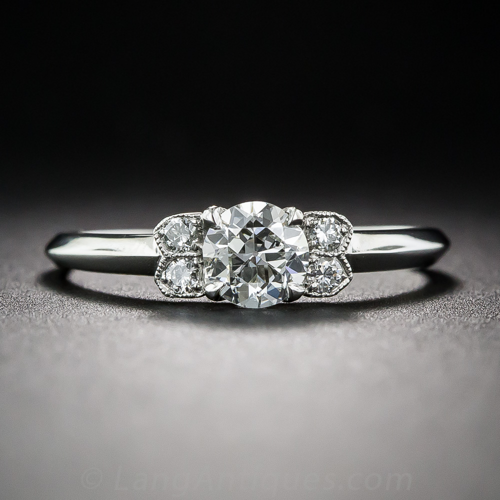 .35 Carat Diamond And Platinum Engagement Ring