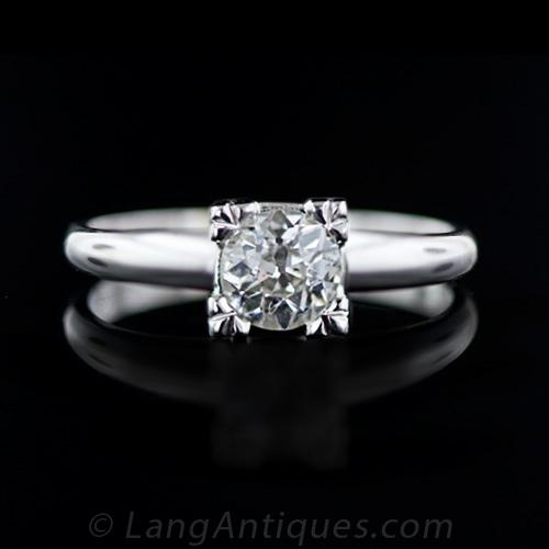 .47 Carat Old Mine Cut Diamond Solitaire