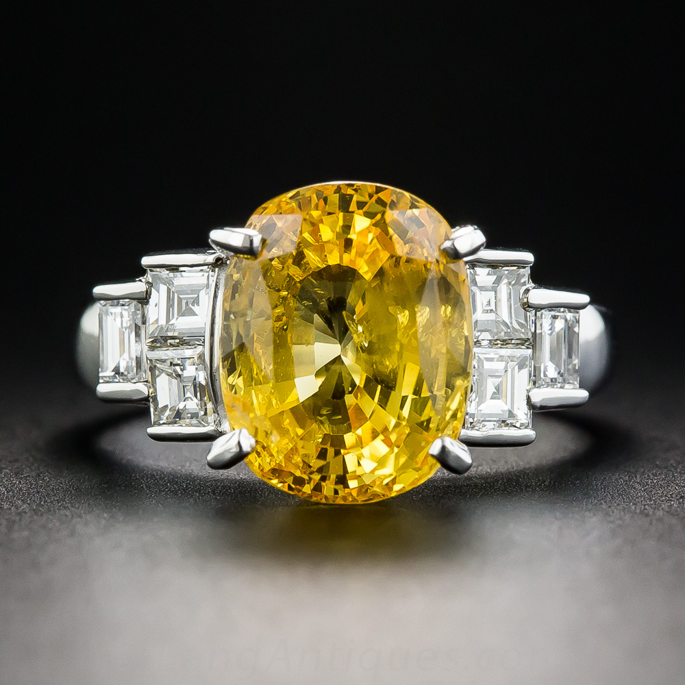 Yellow Sapphire Engagement Ring | Ceylon Artisans-nlmtdanang.com.vn