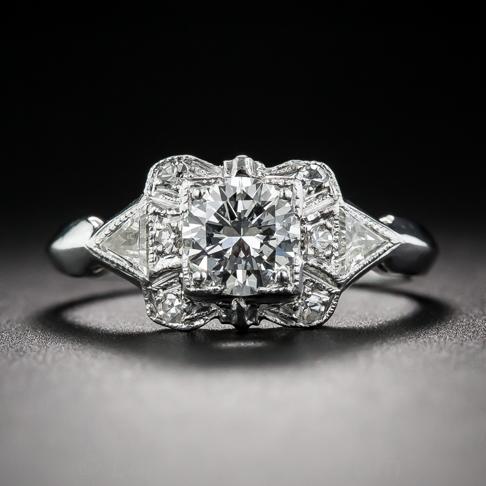 .60 Carat Deco Style Diamond Engagement Ring