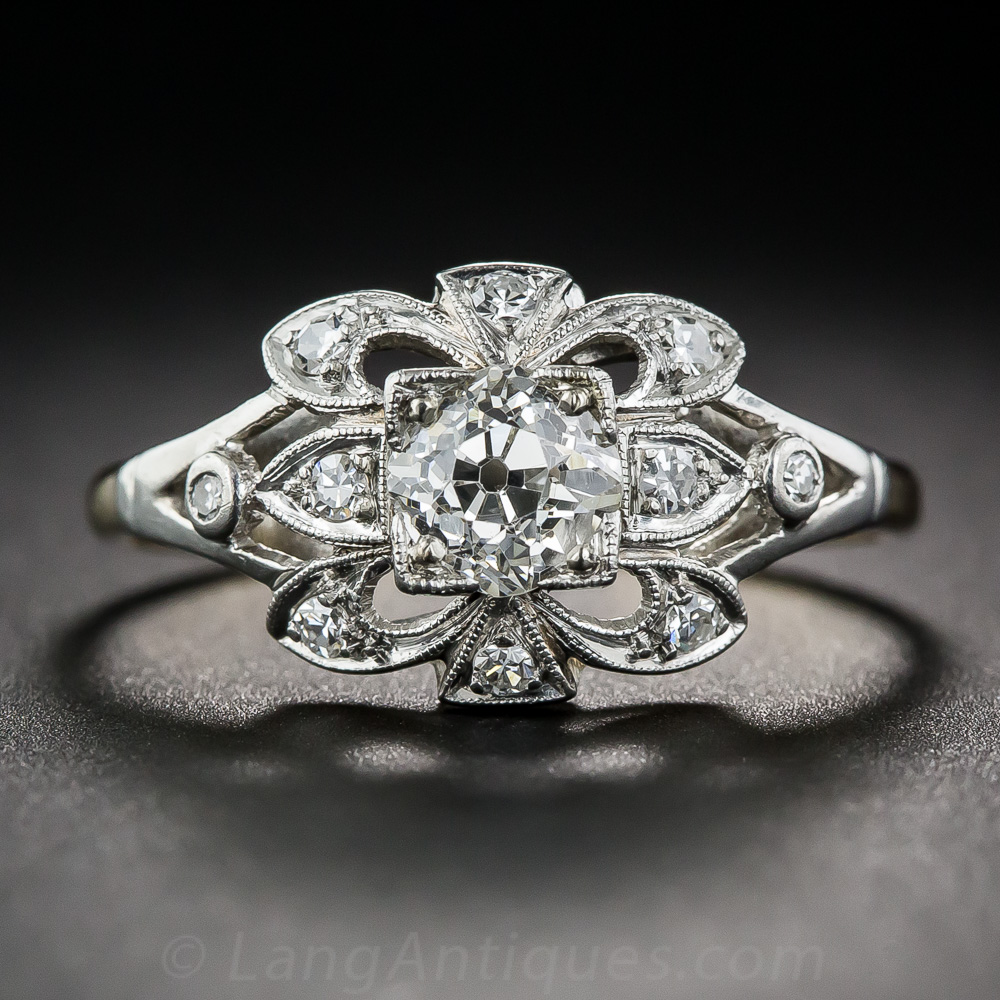 .60 Carat Diamond Antique Engagement Ring