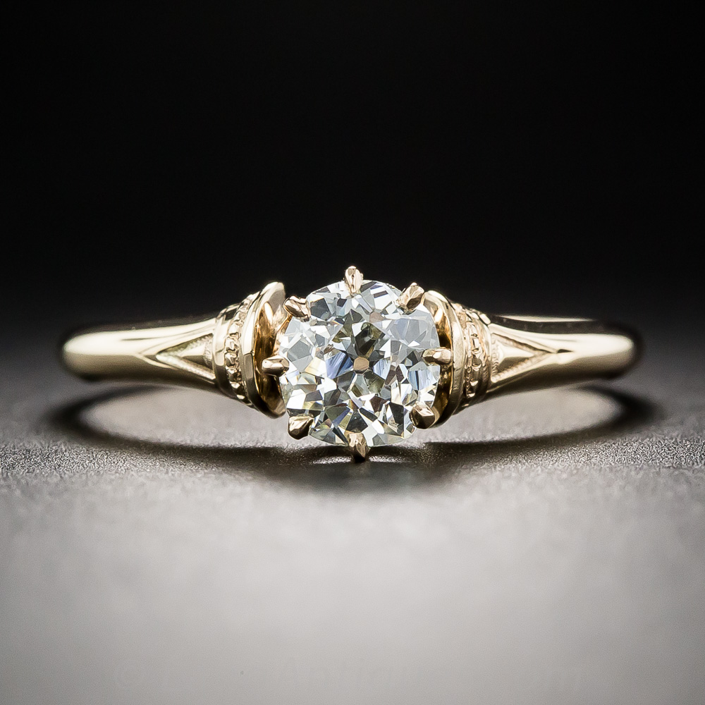 67 Carat Diamond Antique Engagement Ring