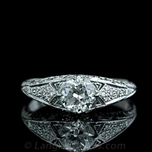 .70 Carat Round Brilliant Cut Diamond Engagement Ring