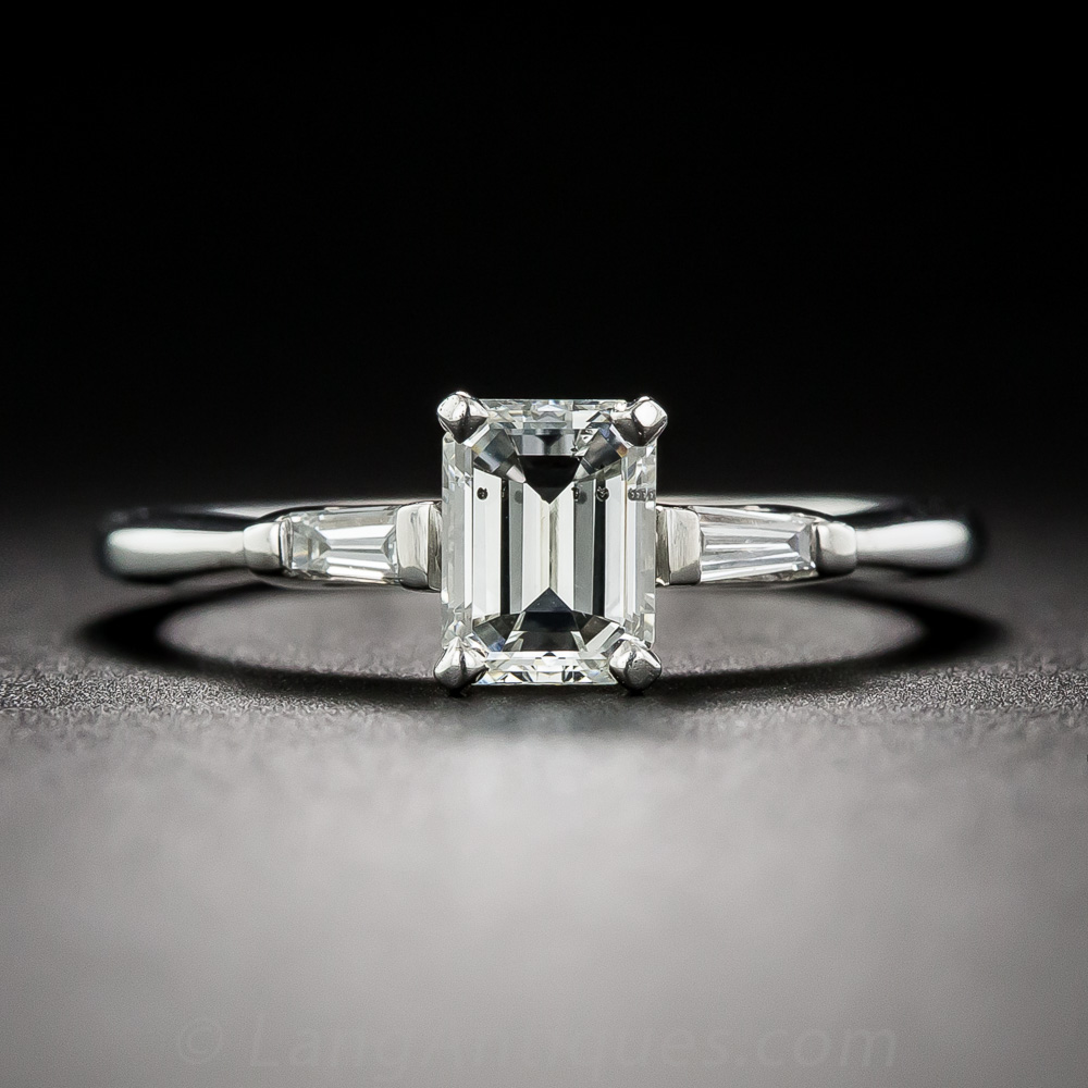 .75 Carat Emerald-Cut Diamond Engagement Ring