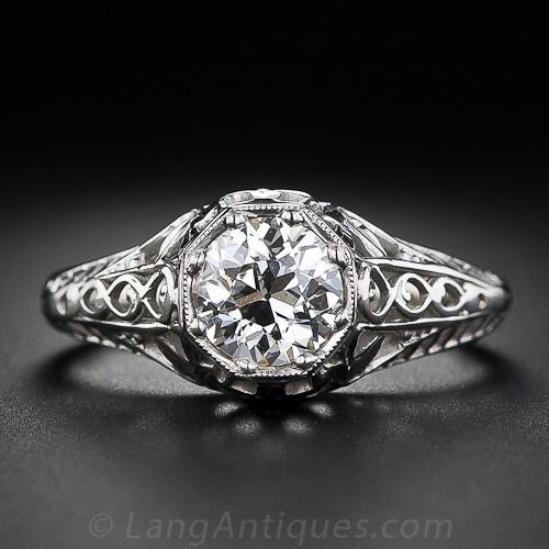 .77 Carat Vintage Diamond Ring