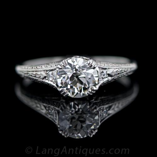 87 Carat Diamond Engagement Ring, Circa 1920