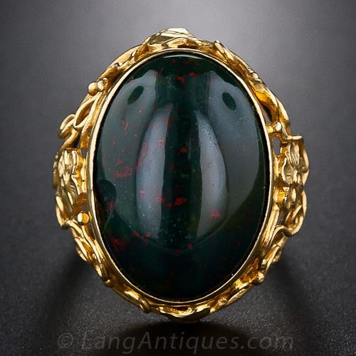 Antique Bloodstone Ring