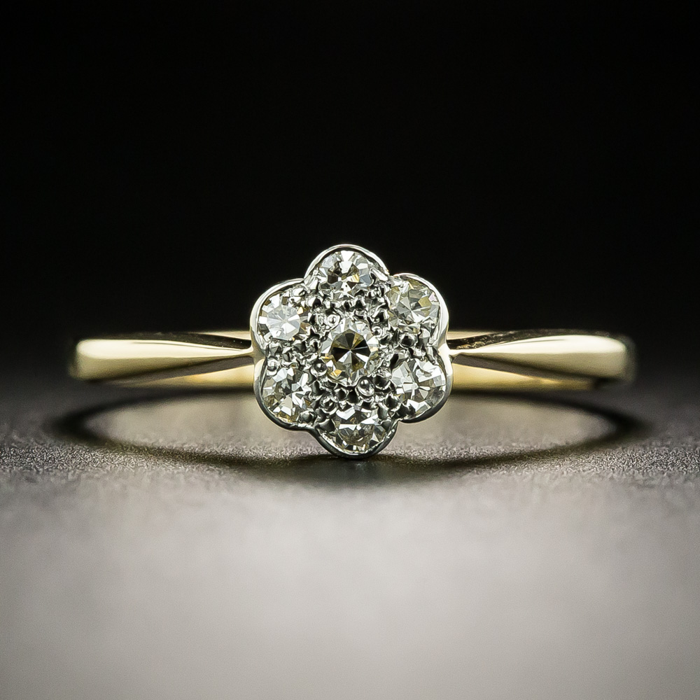 Antique Diamond Cluster Ring, Circa 1900