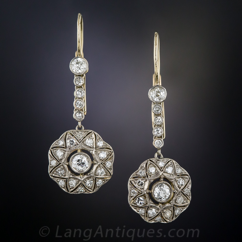 Antique Diamond Earrings