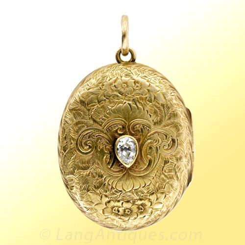 Antique Diamond Locket