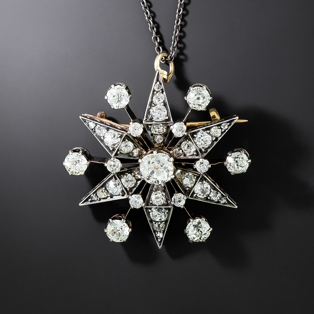 Star Pendant Brooch