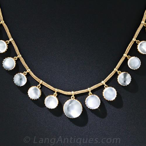 Antique Moonstone Necklace