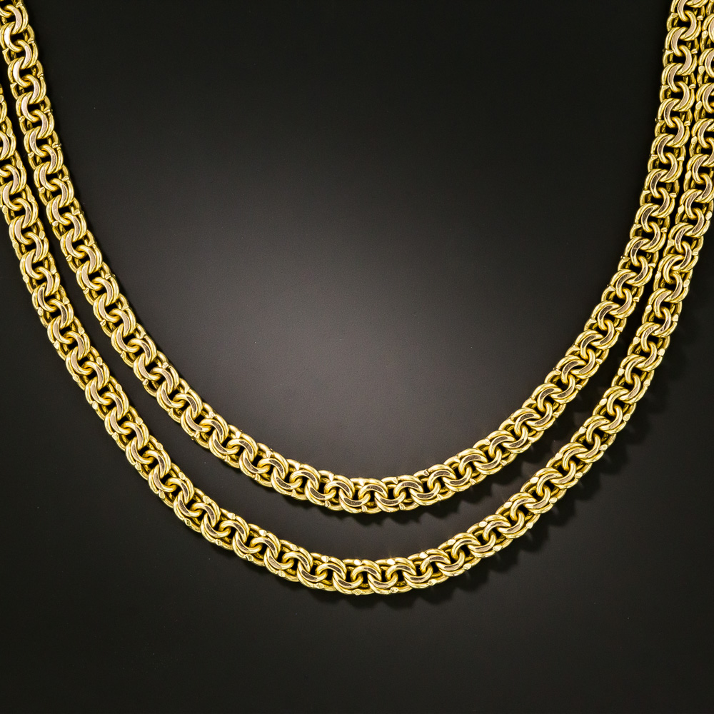 Antique Russian 71 Inch Chain