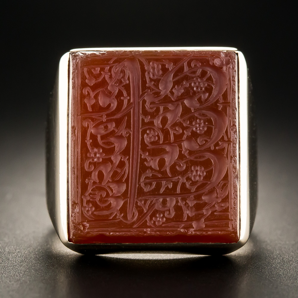 Vintage Carved Carnelian Ring With Appraisal 14k – Ella's Vintage Gems