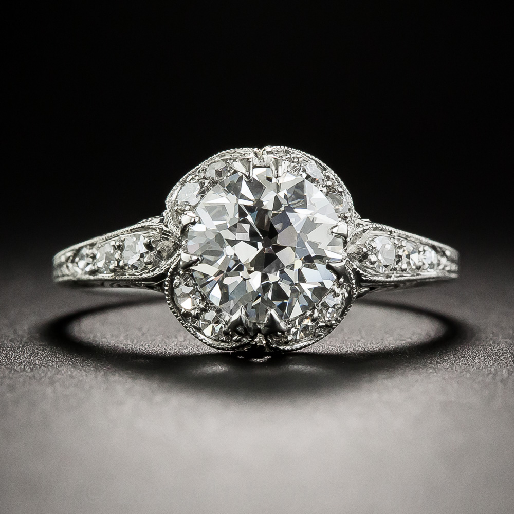 Art Deco 1.53 Carat Diamond Ring - GIA I VS1