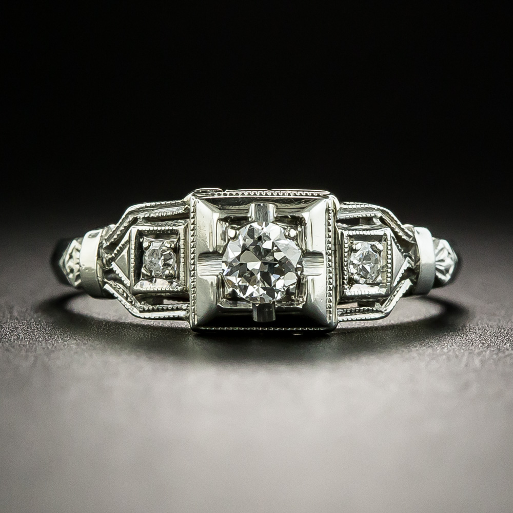 Style Writers Swoon Over This 80-Carat Emerald-Cut Diamond Engagement Ring  | The Jeweler Blog