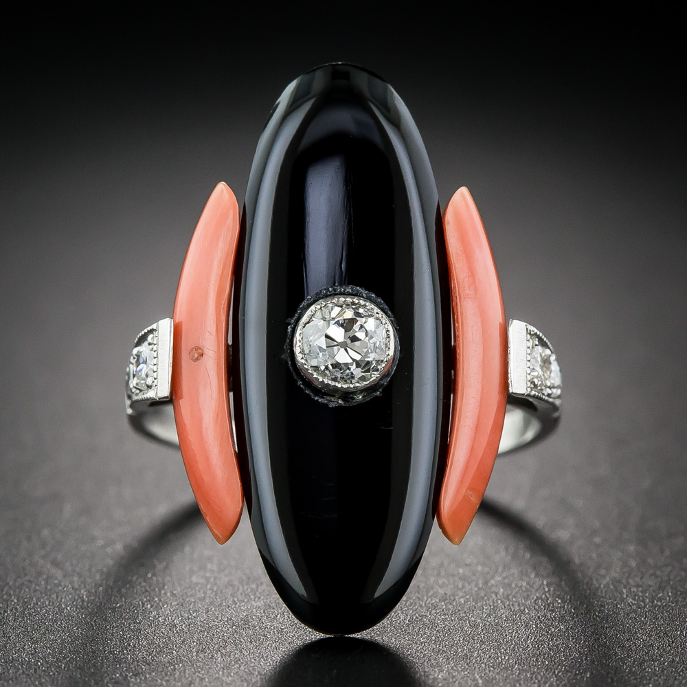 black onyx ring which finger