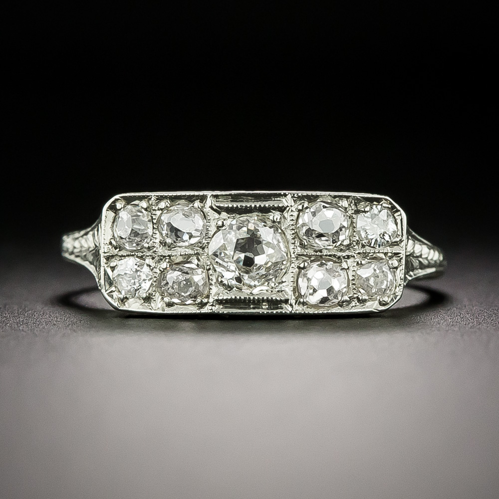 Art Deco Diamond Band Ring