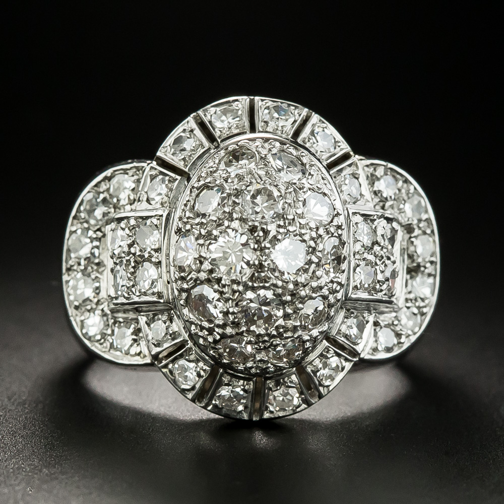 Art Deco Diamond Dome Ring