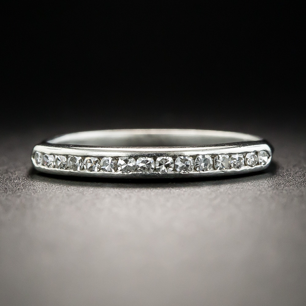 Art Deco Diamond Wedding Band