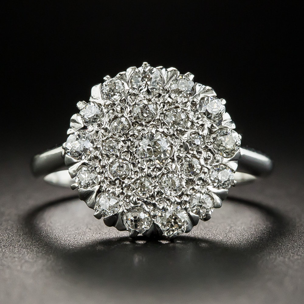 Art Deco Pavé Diamond Ring