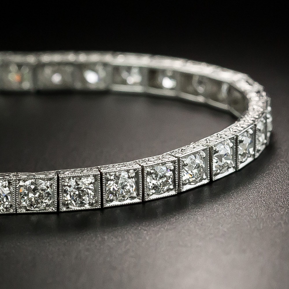 Diamond sale line bracelet