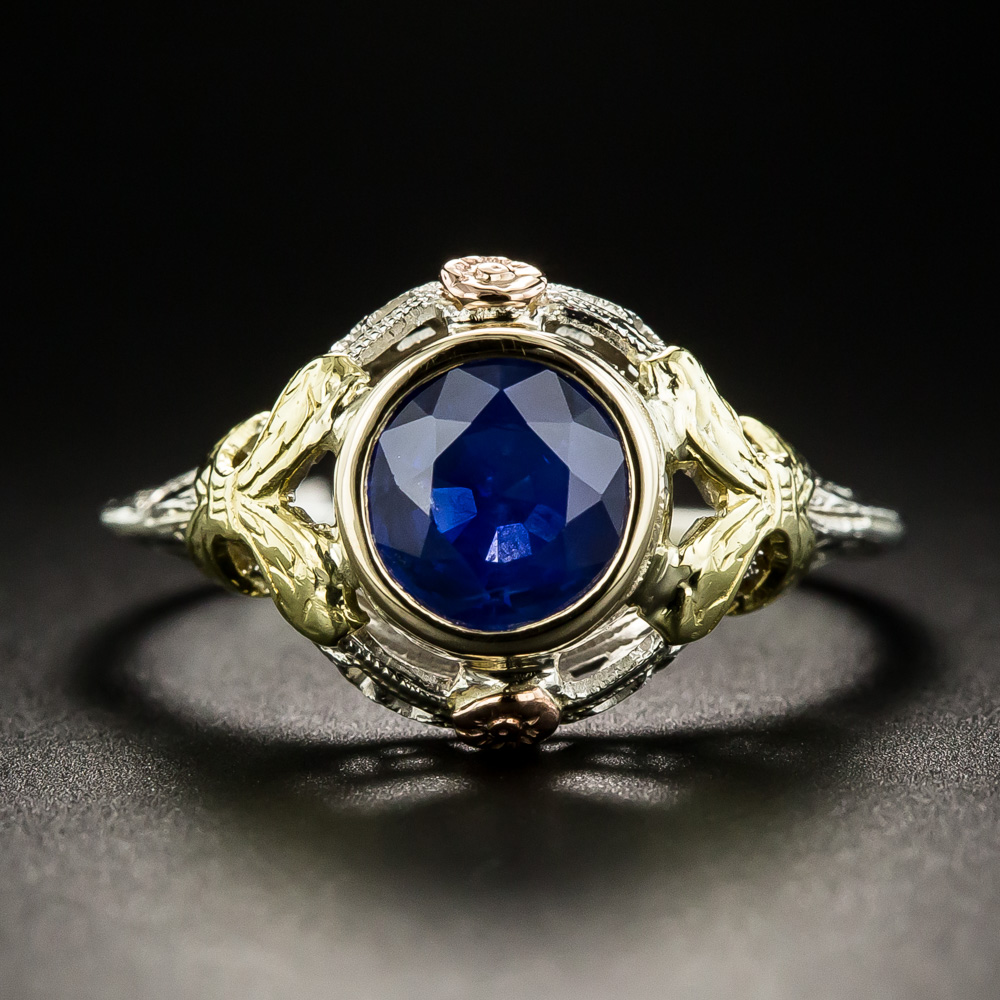 Tri color cheap sapphire
