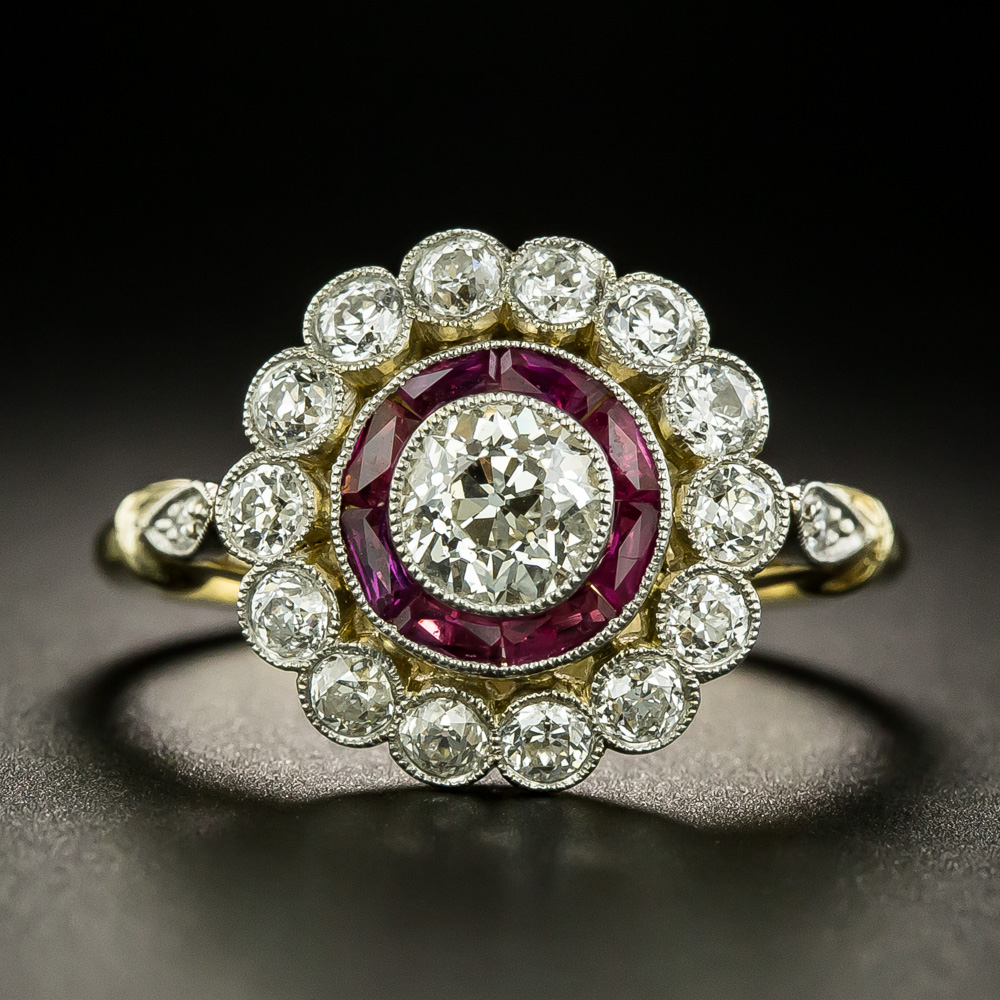 Ruby statement ring-Ruby ring-Art deco ring-Gold Ring-Women Jewelry –  SevenCarat