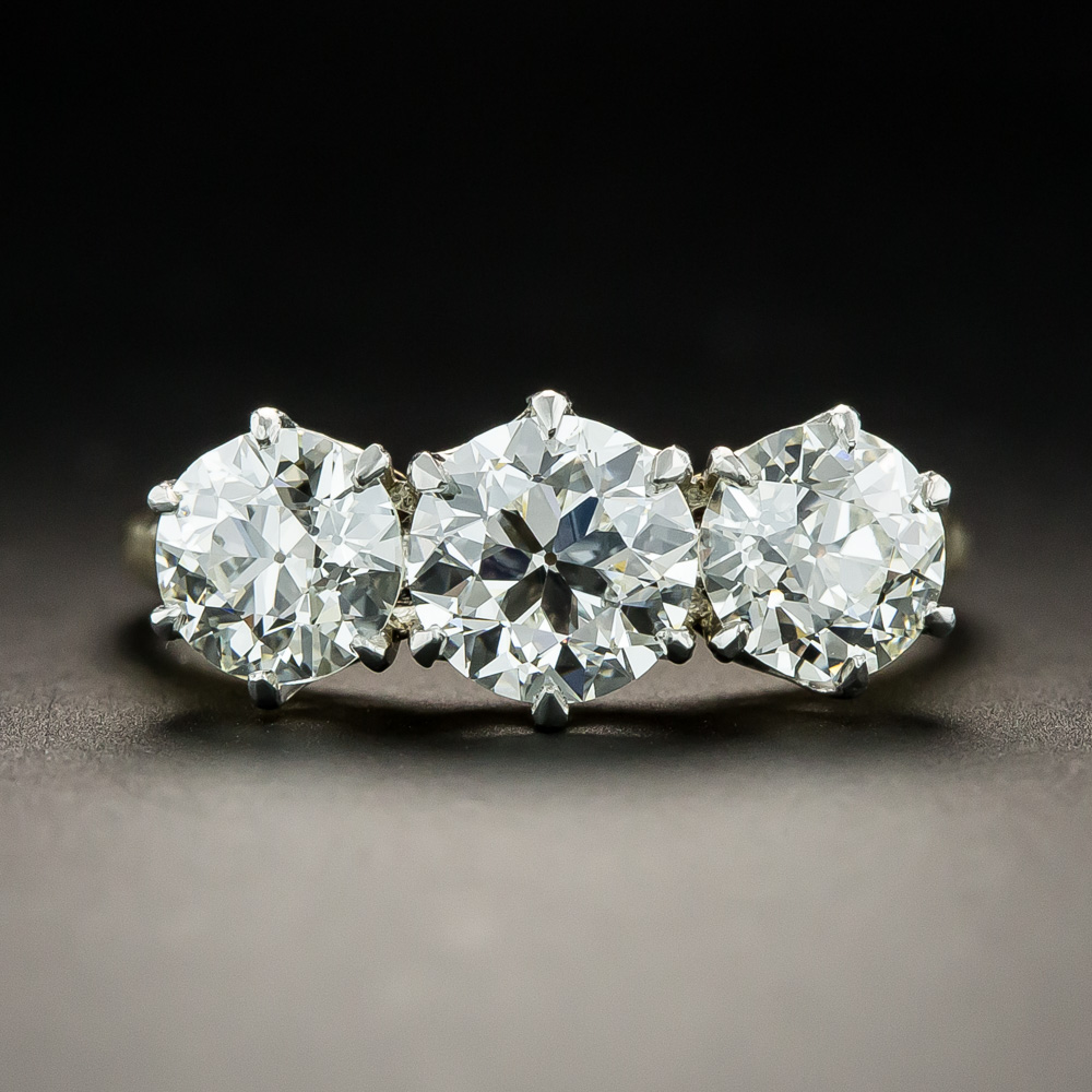 2 carat total weight diamond ring