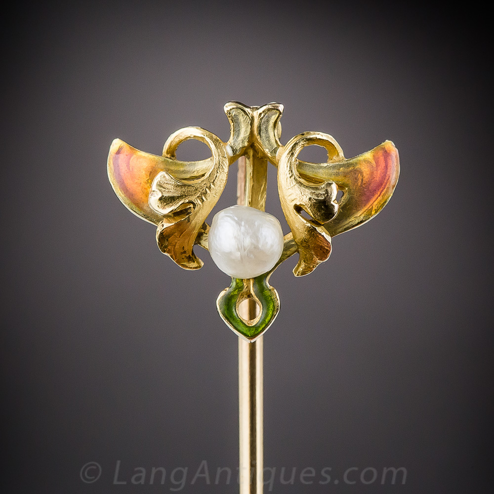 Art Nouveau Stick top Pin