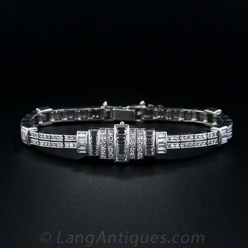 Audemars Piguet Platinum Diamond Bracelet Watch