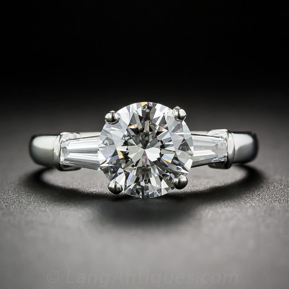 Bulgari  Carat Platinum and Diamond Engagement Ring