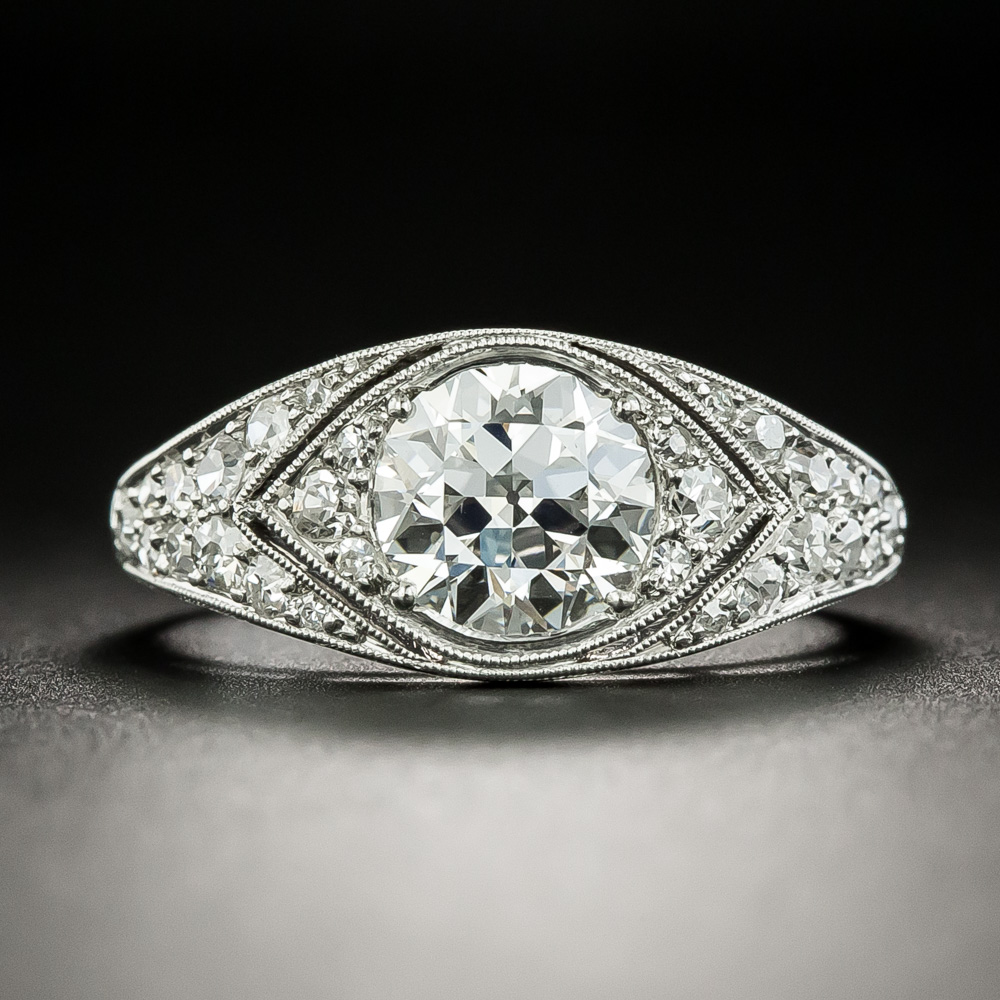 Cartier Art Deco 1.39 Carat Diamond Engagement Ring - GIA H VS2