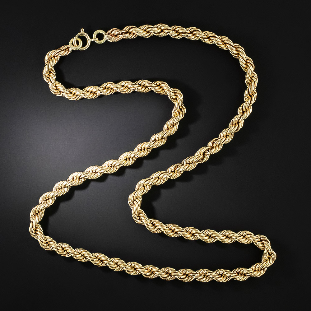 Classic Rope Chain - 22 Inches