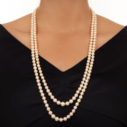 Double Pearl Necklace main image 0