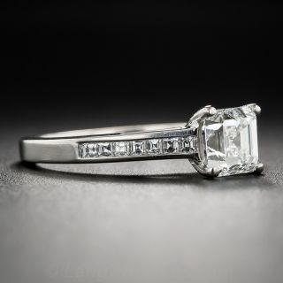 1.01 Carat Asscher Cut Diamond Ring - GIA I/VS1