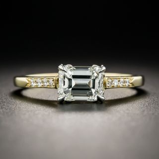 1.01 Carat Emerald-Cut Engagement Ring - GIA H VVS1 - 2