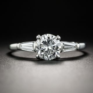 1.05 Carat Diamond Platinum Engagement Ring - GIA D VS2