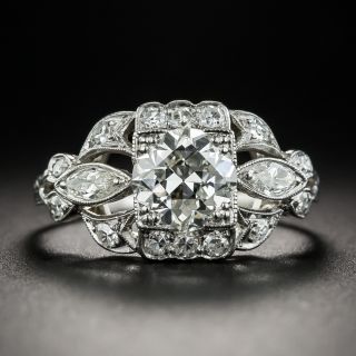 1.30 Carat Art Deco Engagement Ring - GIA I SI1 - 2
