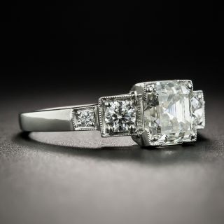 1.54 Carat Emerald Cut Diamond Ring - GIA J VS2