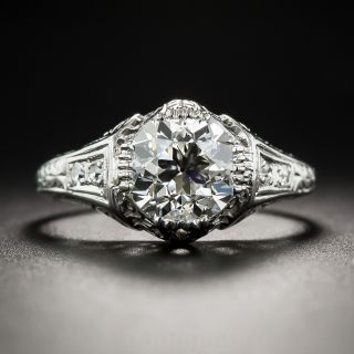1.69 Carat Art Deco Diamond Ring -  GIA J VVS2 - 1