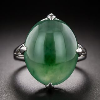 13.25 Carat Natural Burmese Jade Ring - 3